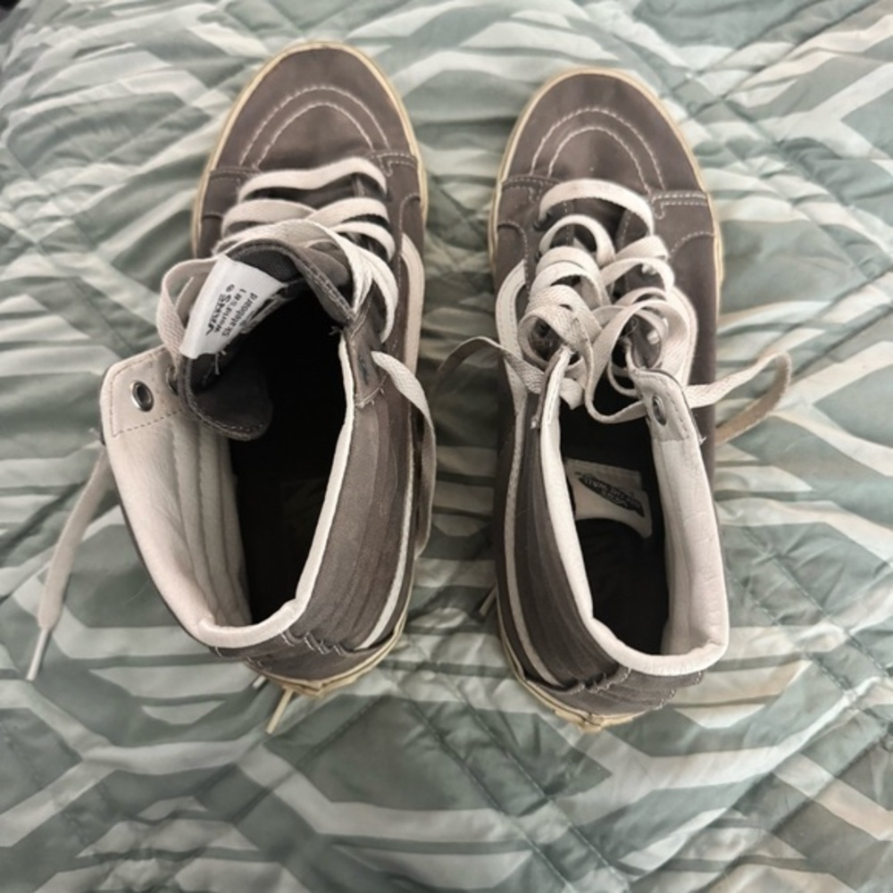Gray High Top Vans Women’s size 9.5